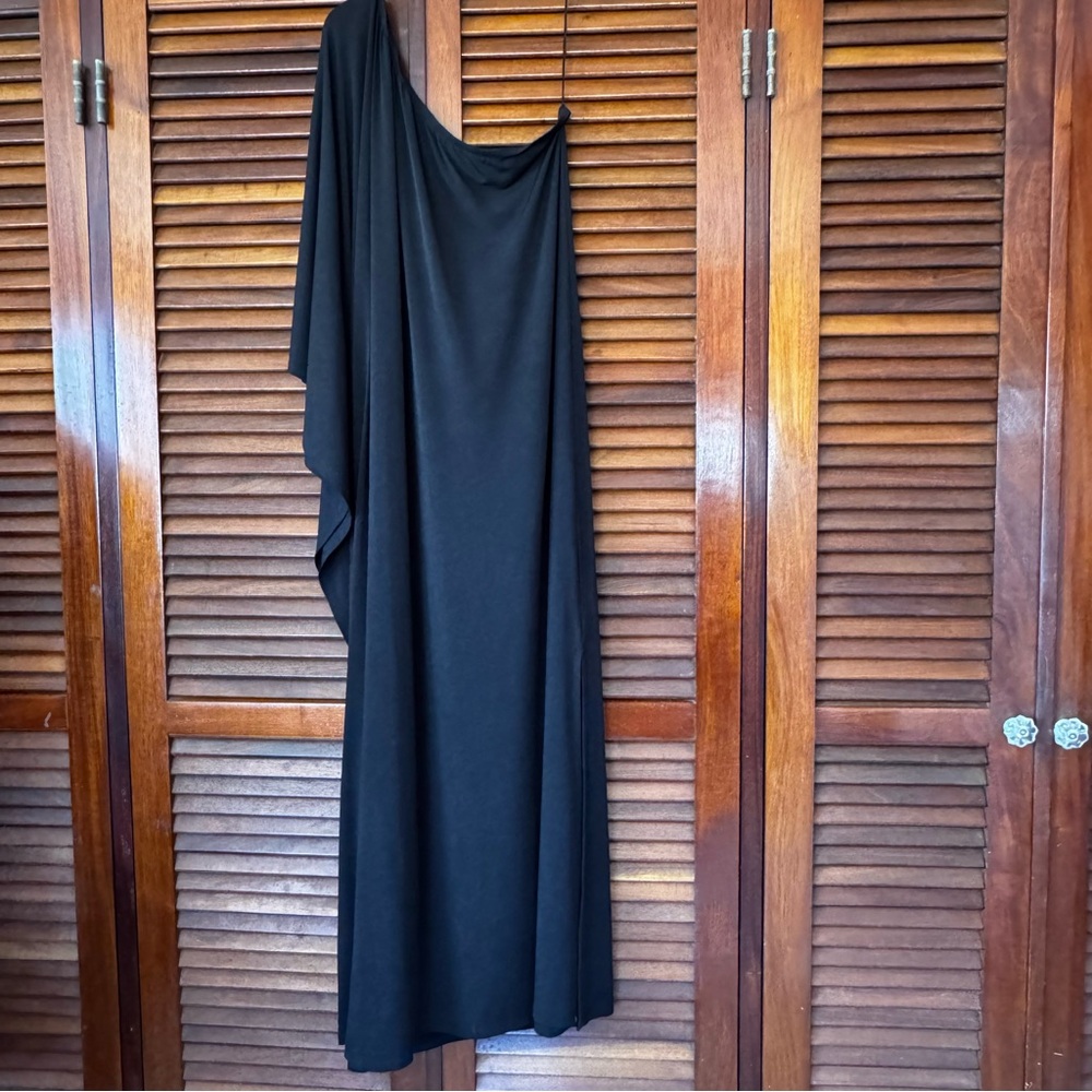 Michael Kors One Shoulder Black Dress